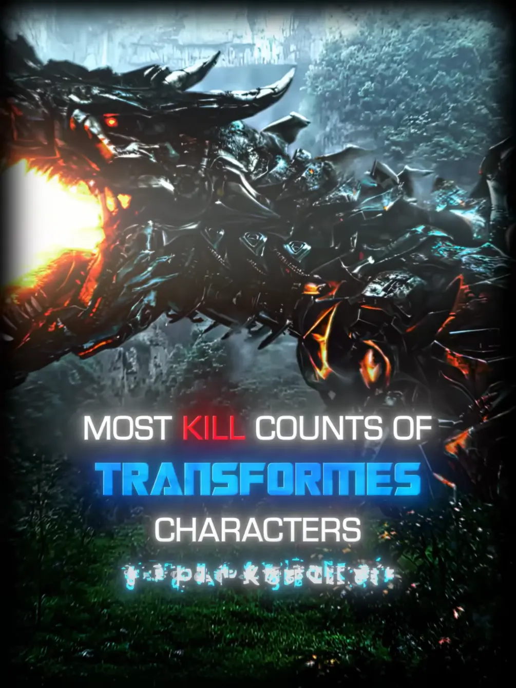 Transformers Kill Count Edit – After Effects Project File Image 1